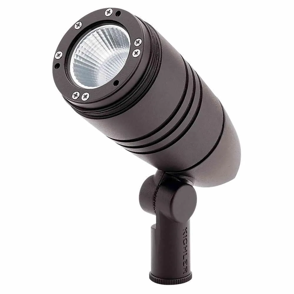 10W LED Landscape Flood Light Aluminum Bronze 750 Lumens 3000K 55 Degree