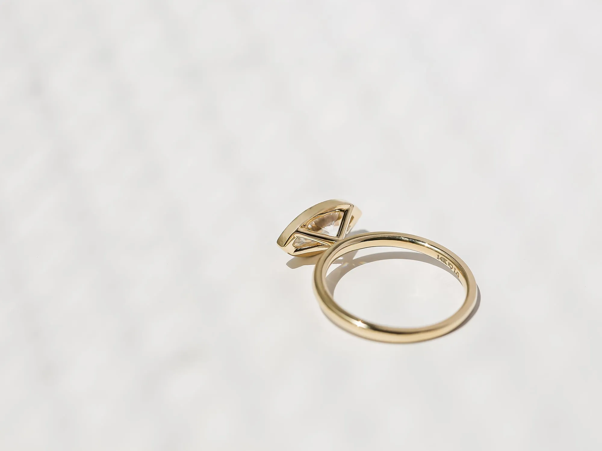 1.80ct Marquise Posh X Bezel Ring