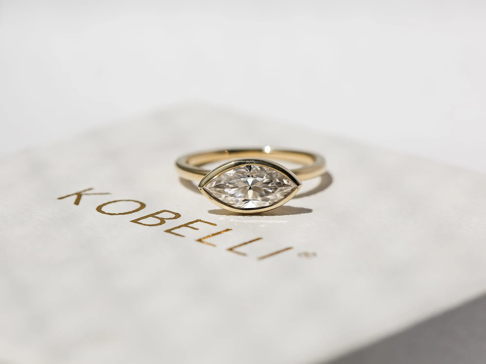 1.80ct Marquise Posh X Bezel Ring
