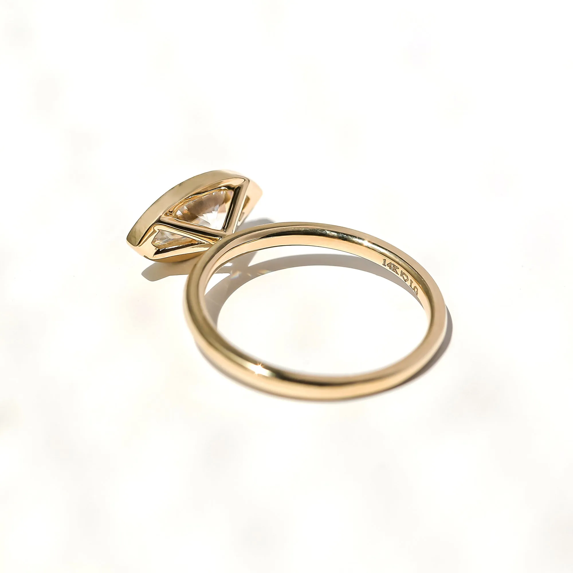1.80ct Marquise Posh X Bezel Ring