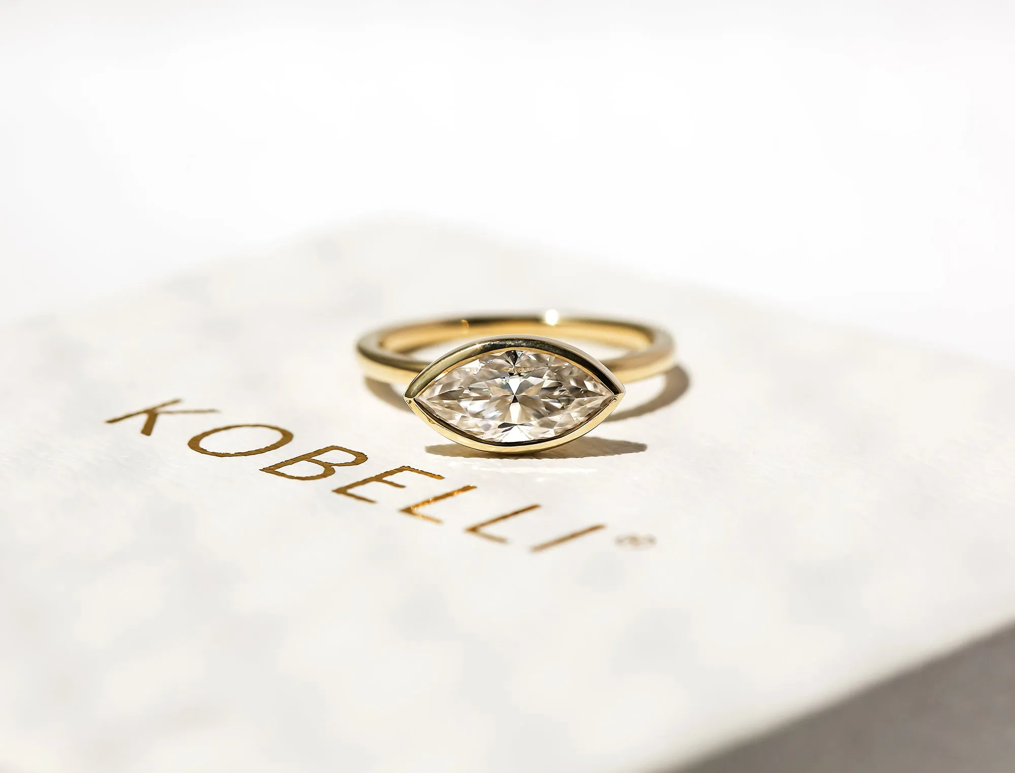 1.80ct Marquise Posh X Bezel Ring