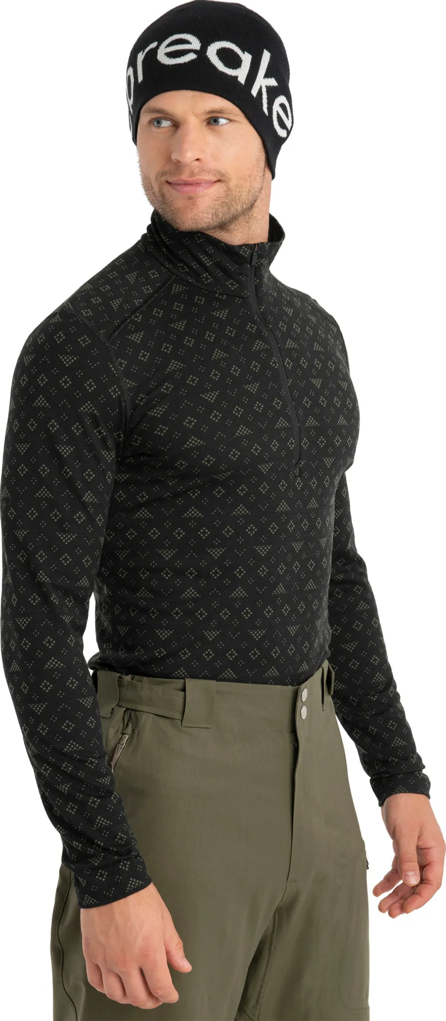 200 Oasis First Snow Merino Long Sleeve Half Zip Thermal Top - Men's|-|Haut thermique à manches longues et demi-glissière en mérinos First Snow 200 Oasis - Homme