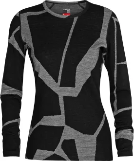 250 Vertex Fractured Landscapes LS Crewe Base Layer - Women's|-|Couche de base à col rond et manches longues Fractured Landscapes de 250 Vertex - Femme