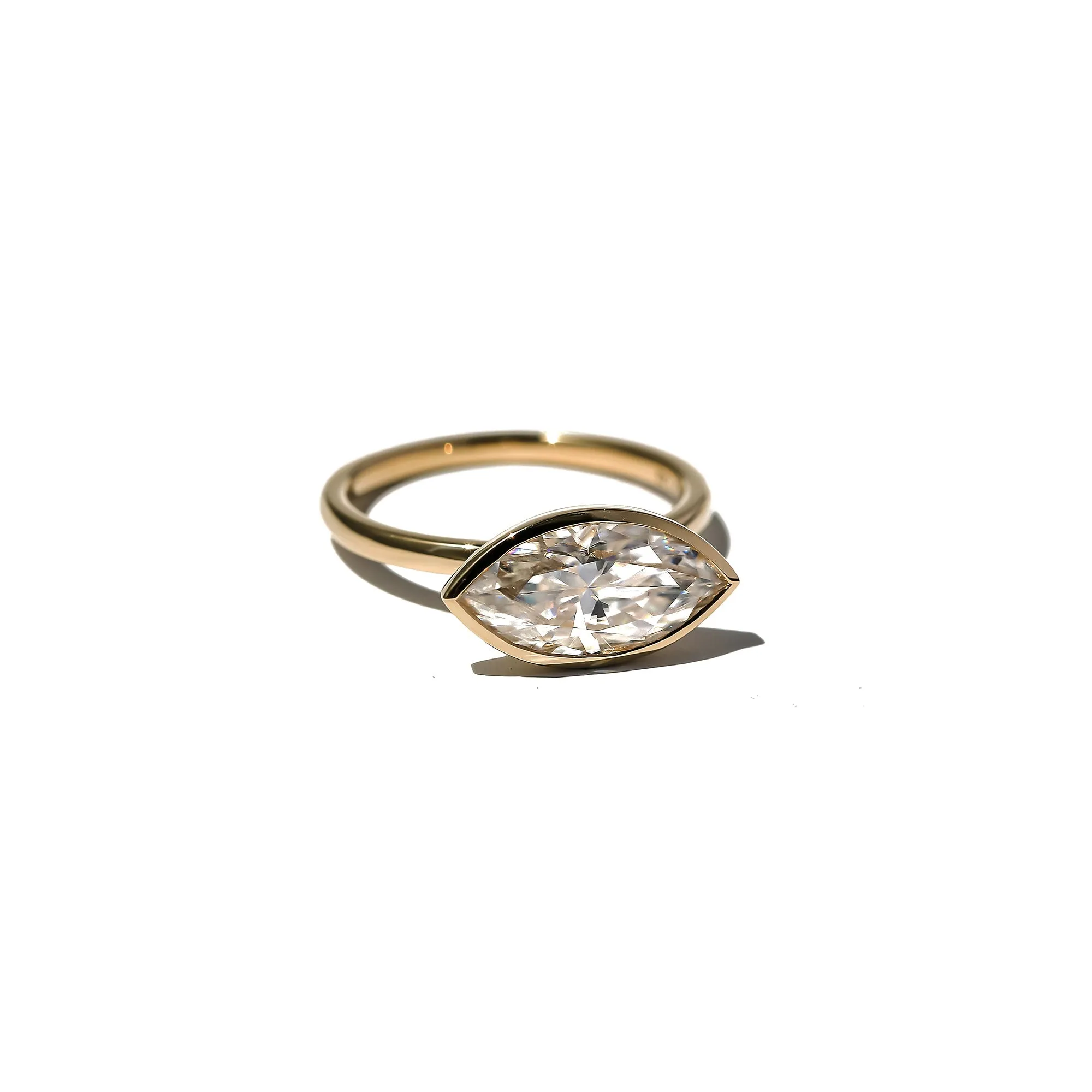 2.80ct Marquise Pret 3X Bezel Ring