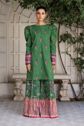2PC Unstitched Printed Lawn Shirt and Trouser KST-2645