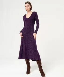 554NEXU734 Purple Dress