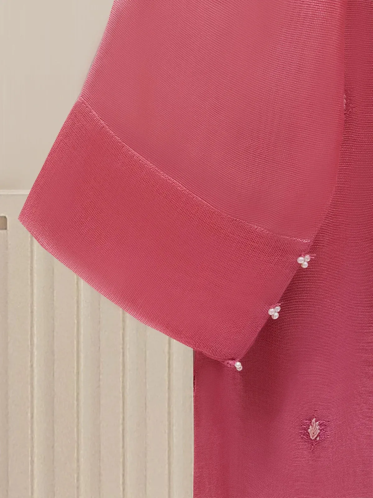 Agha Noor Pink Pure Cotton Net 2-Piece (Shirt   Trouser)