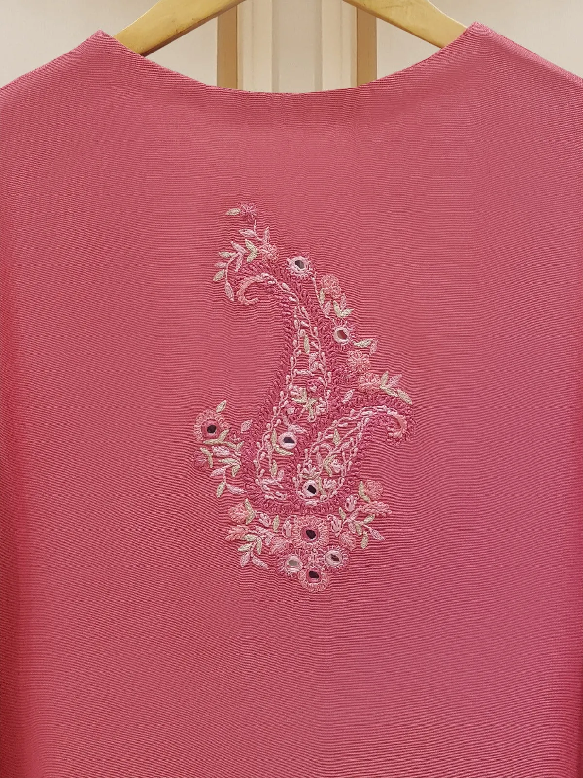 Agha Noor Pink Pure Cotton Net 2-Piece (Shirt   Trouser)