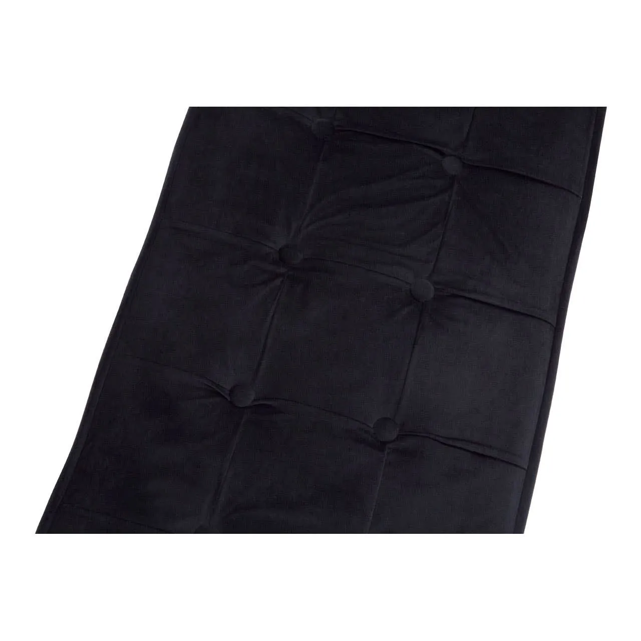 Allure Long Black Seat Bench