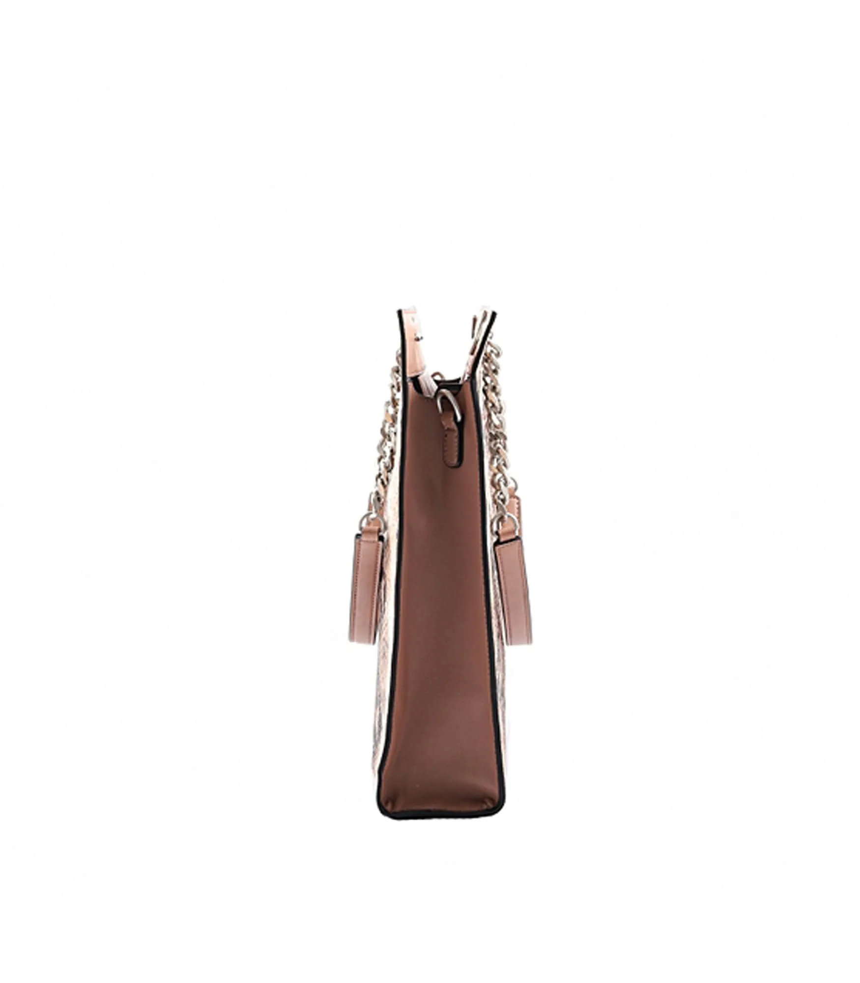 Angel Slim Shopper Leather Snake Printed - Pink Pink