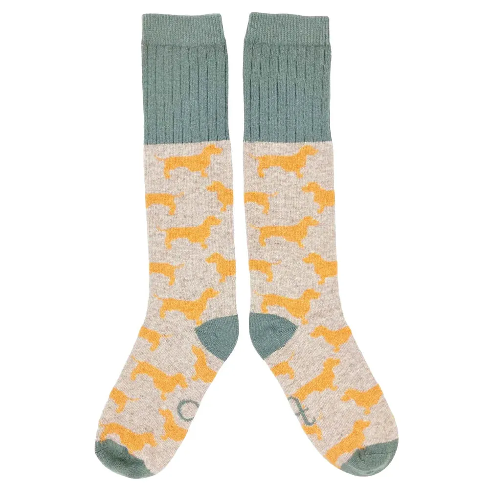 Ankle Wool Socks - Sausage Dogs