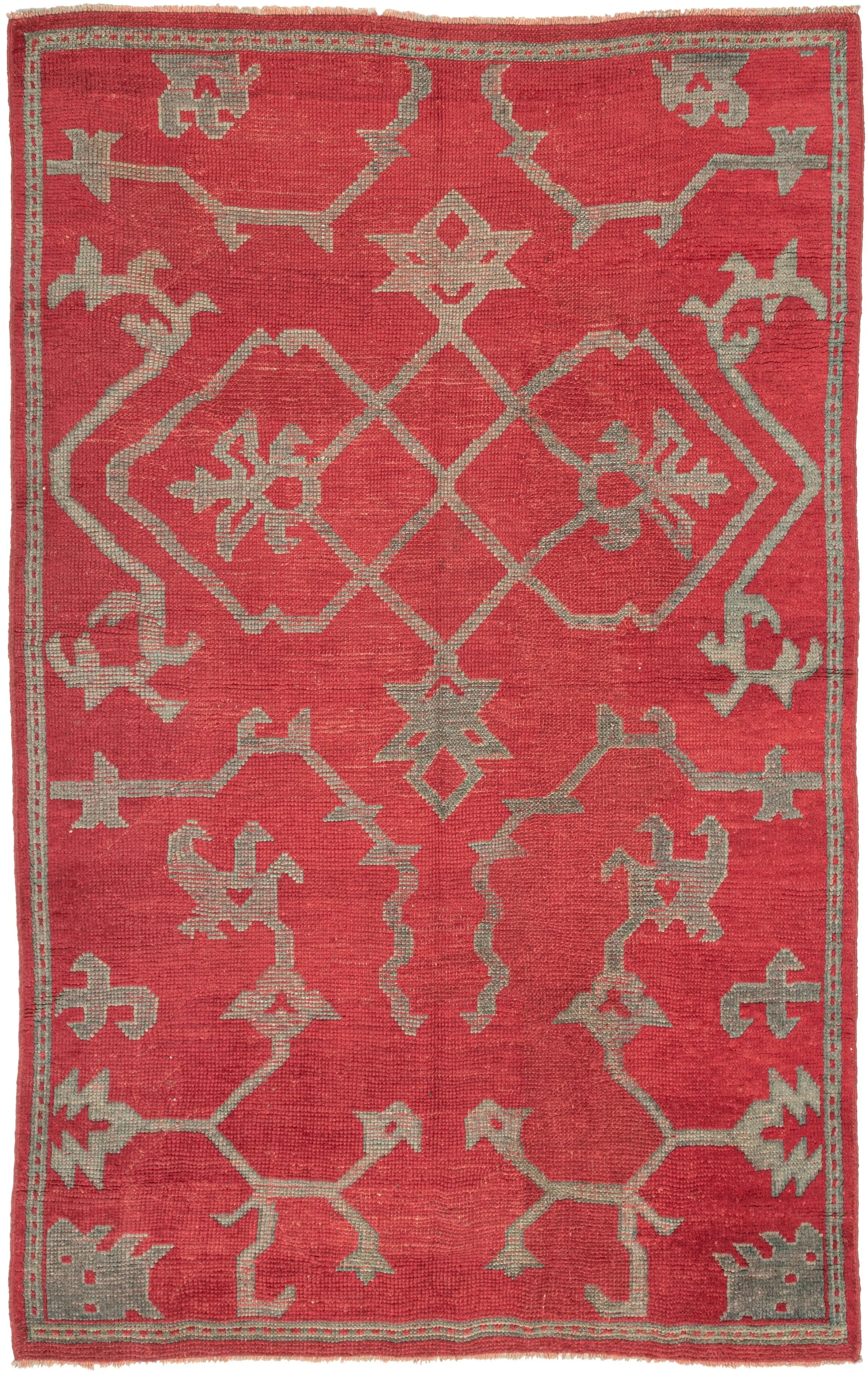 Antique Oushak Rug - 5' x 7'10