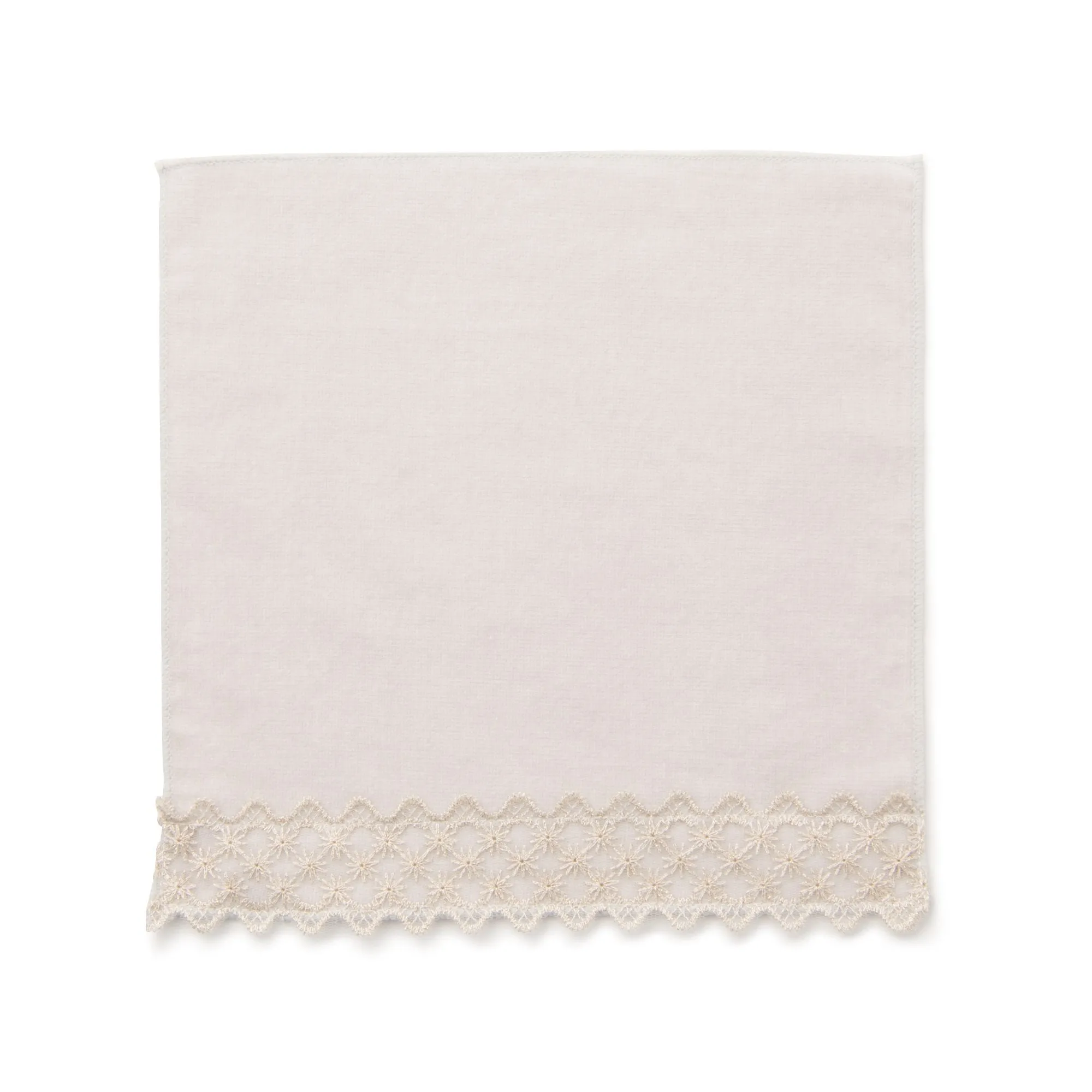 Ballot Antibacterial Deodorant Modern Lace Handkerchief  Gray