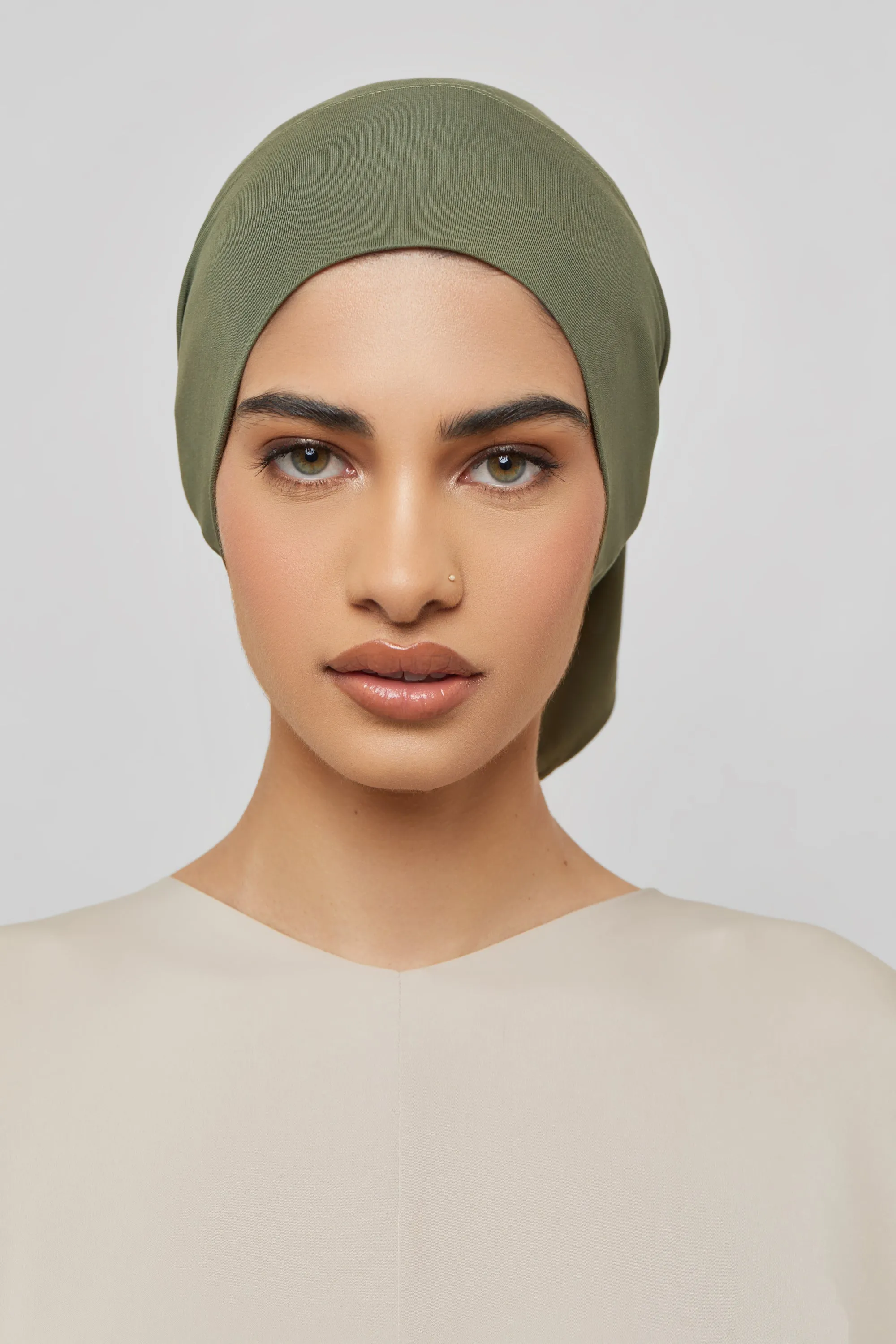 Bamboo Jersey Undercap - Olive Night