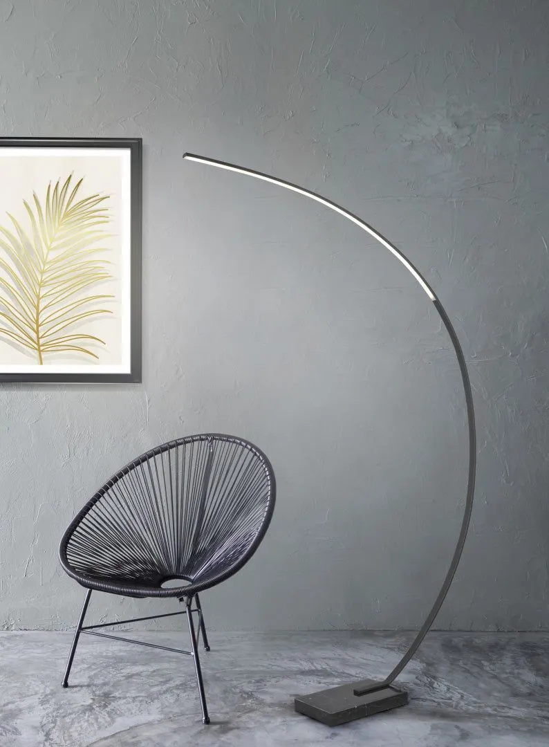 Bangkok Floor Lamp - Matt Black Finish