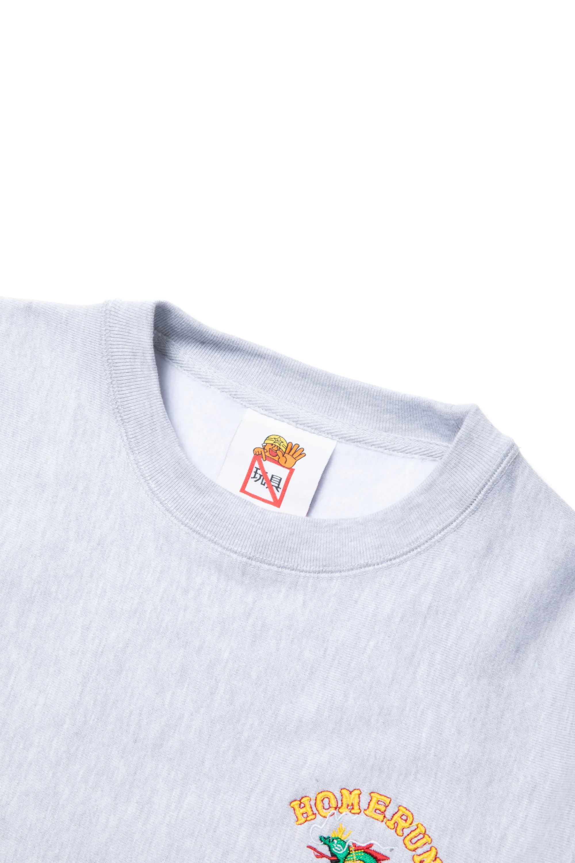 BARBARY COAST COLLECTION ×HOMERUN CREWNECK HEATHER GRAY