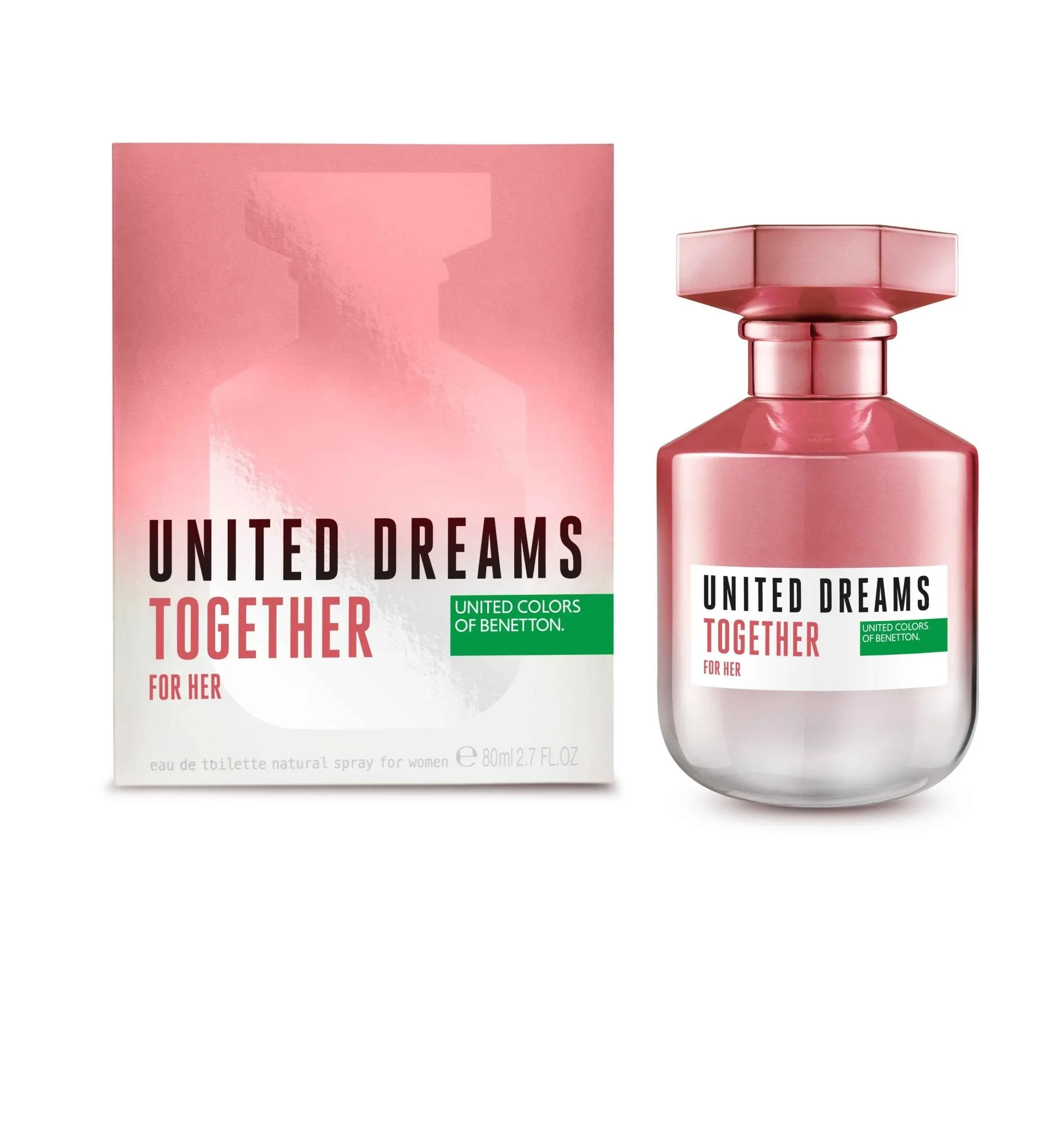 Benetton Together for Her Eau De Toilette Spray For Women 80ml