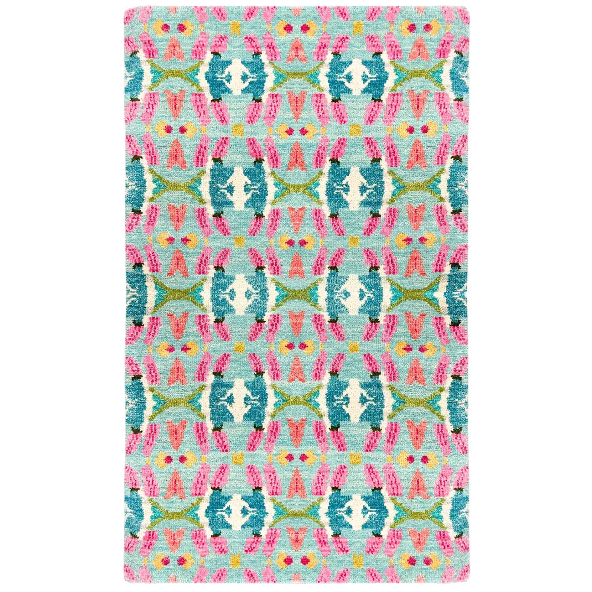 Birds of Paradise Hand Knotted Wool Rug