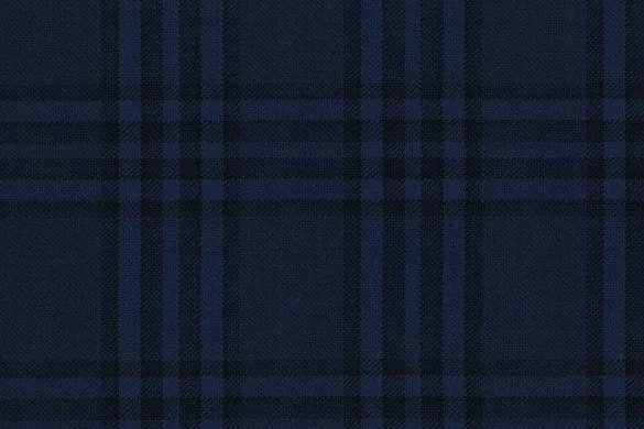 Blue Check 100% Wool (Ref-202415)