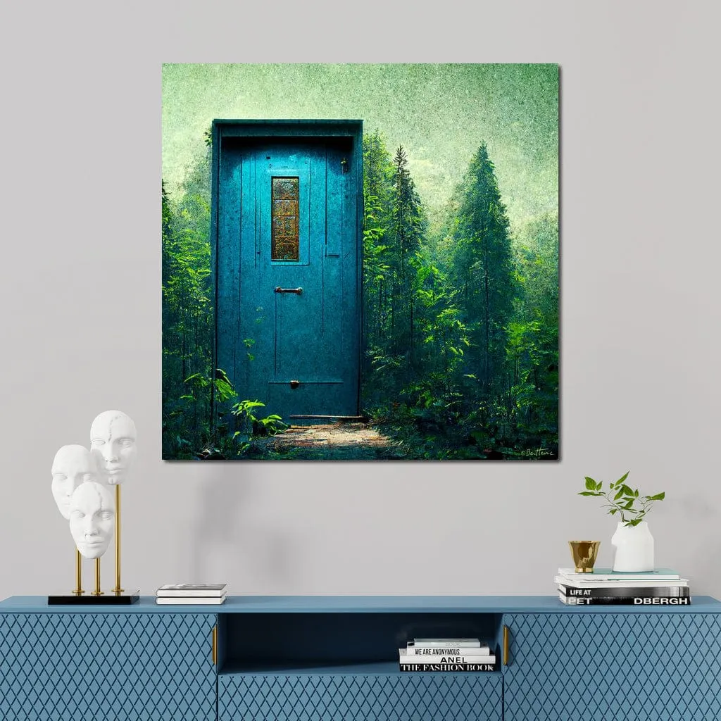 Blue Door in the Green - Ben Heine