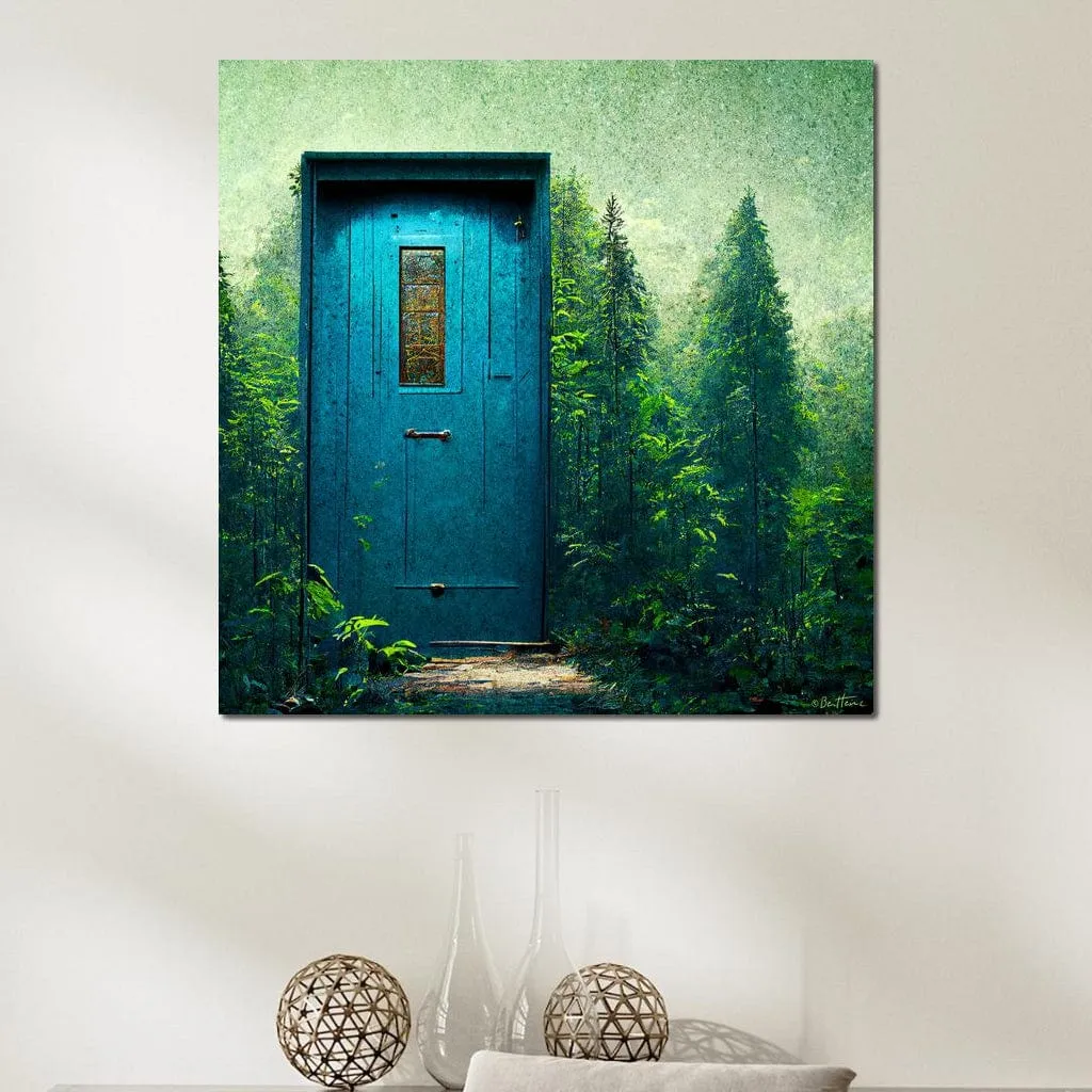 Blue Door in the Green - Ben Heine
