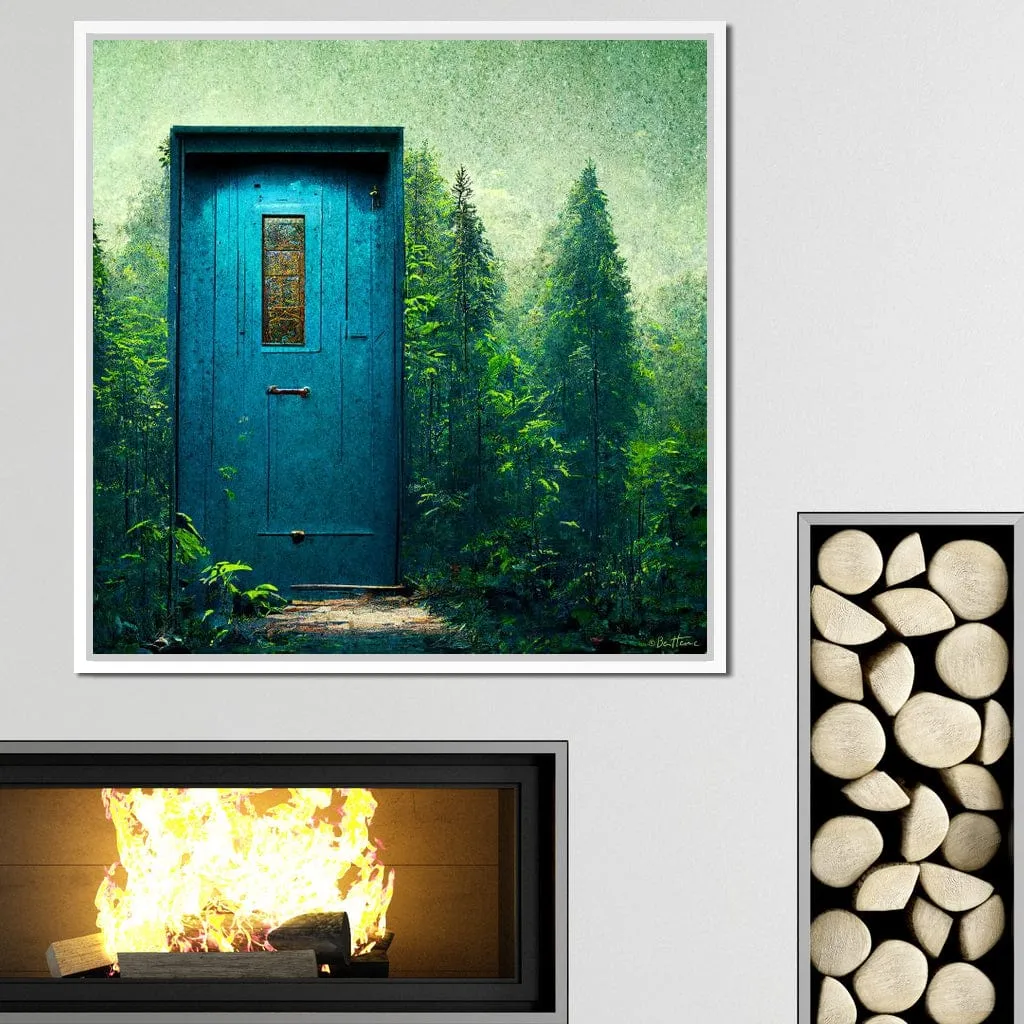 Blue Door in the Green - Ben Heine