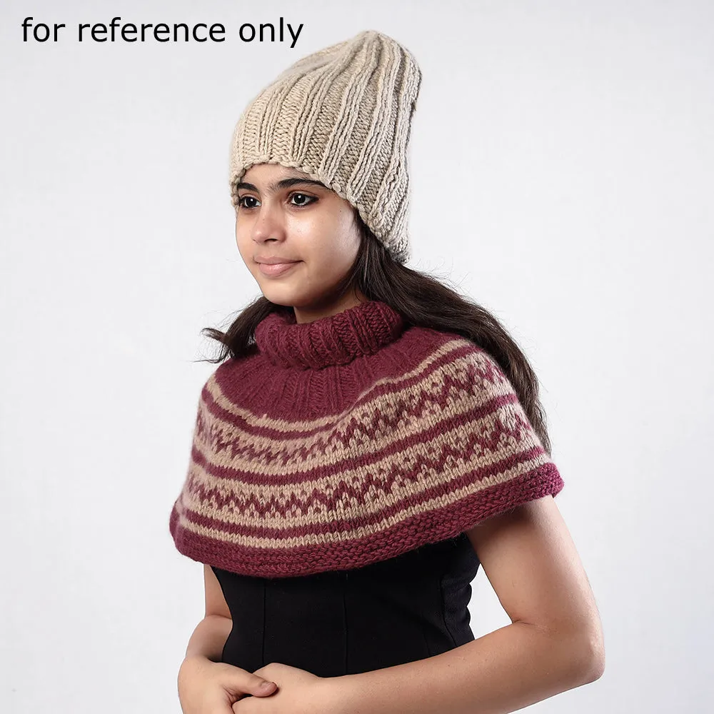 Blue - Kullu Karishma Handwoven Pure Angora & Merino Wool Cap