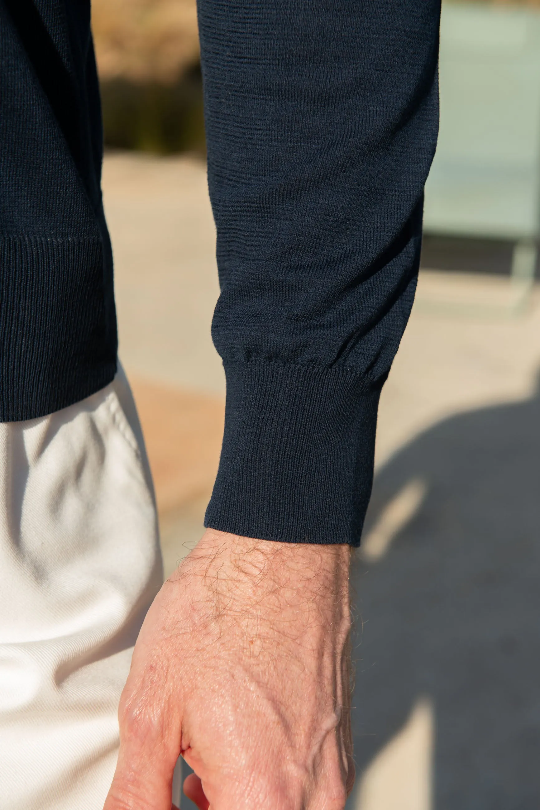 Blue polo shirt - Made in Italy