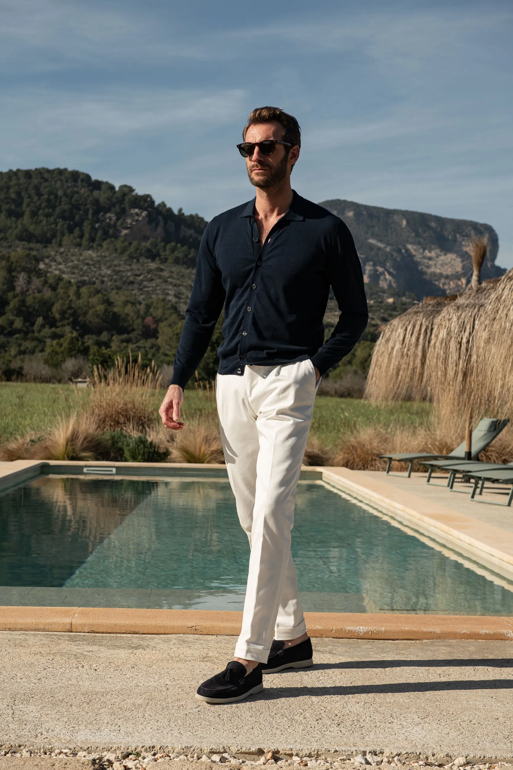 Blue polo shirt - Made in Italy