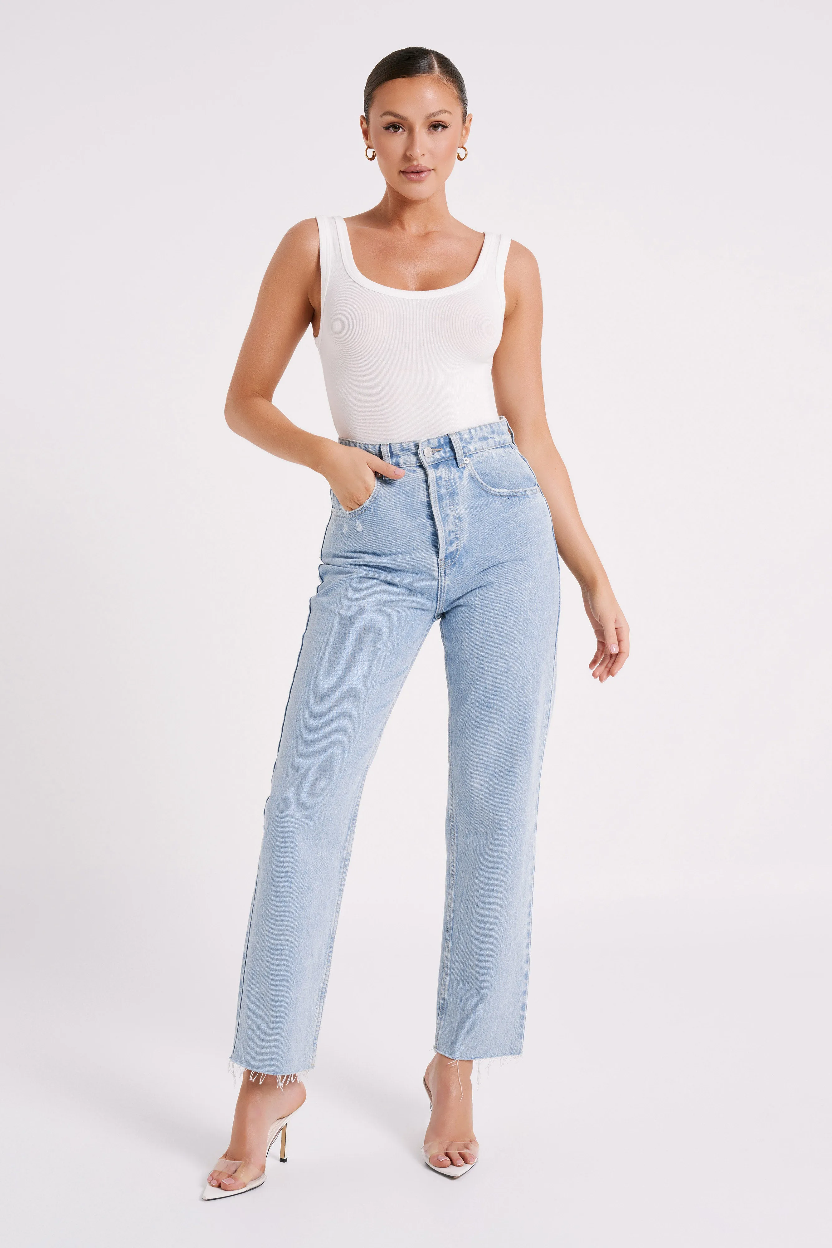 Chandler Modal Tank Top - White