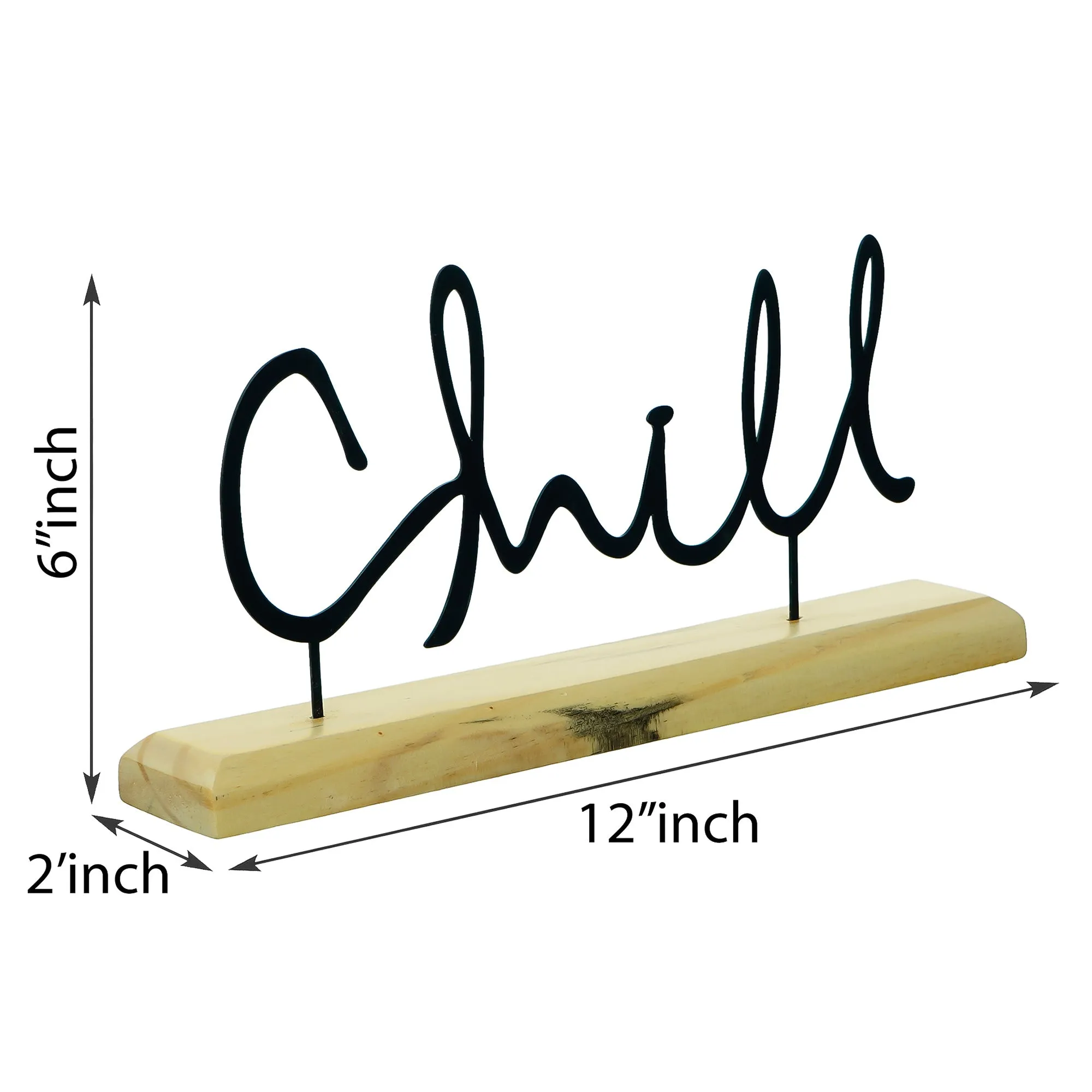Chill Metal Sculpture