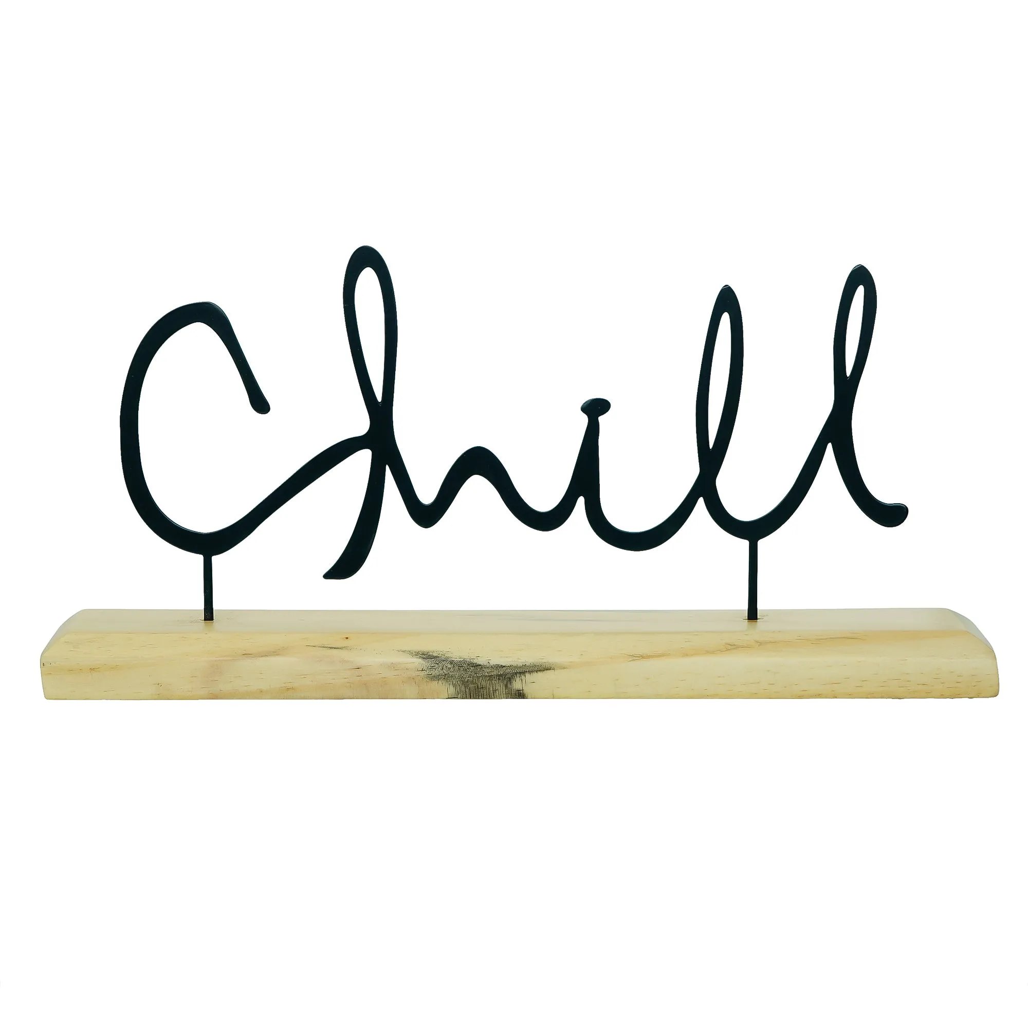 Chill Metal Sculpture