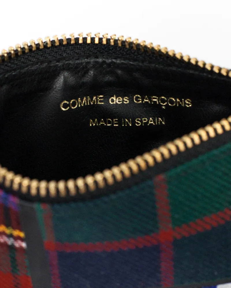 COMME des GARÇONS Wallet Tartan Patchwork Wallet - Red