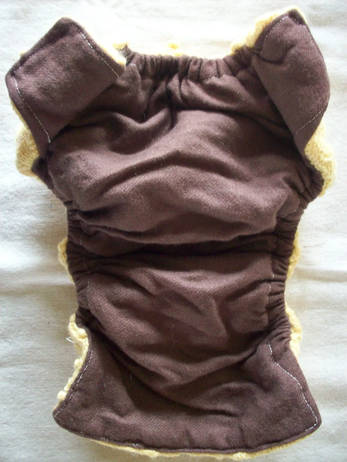 Custom MamaBear One Size Wool Diaper Cover Wrap - Pin or Snappi Closure