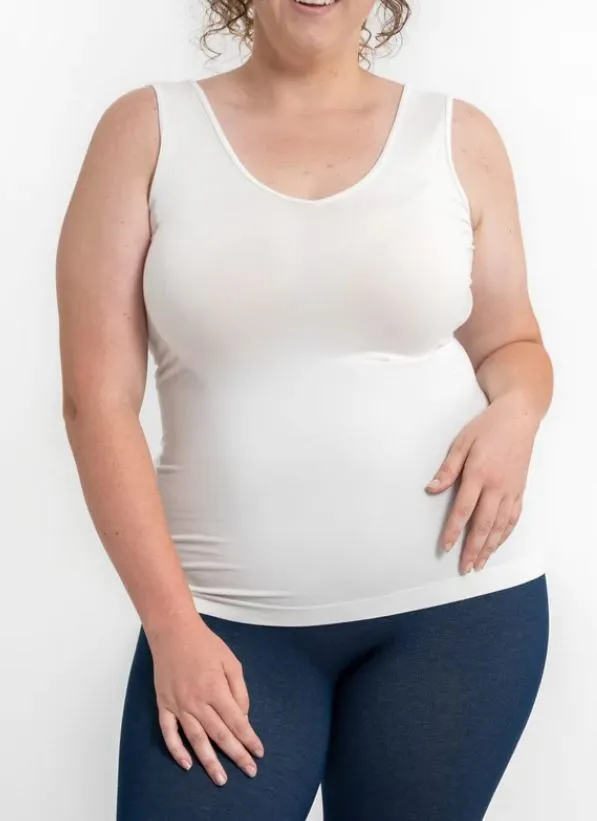Elietian Reversible V-Neck to Scoop Neck Tank