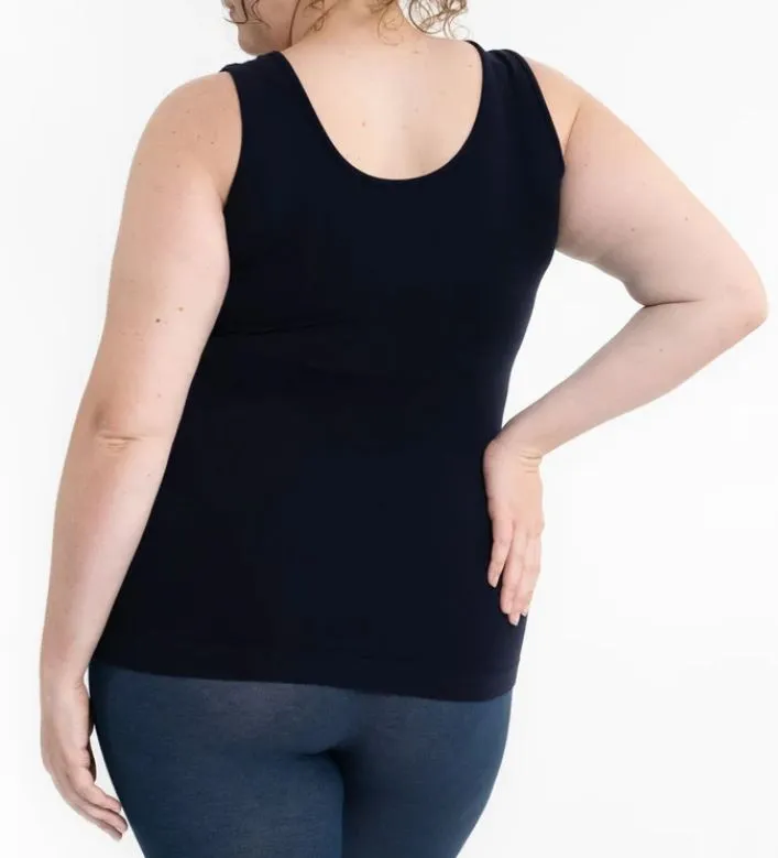 Elietian Reversible V-Neck to Scoop Neck Tank