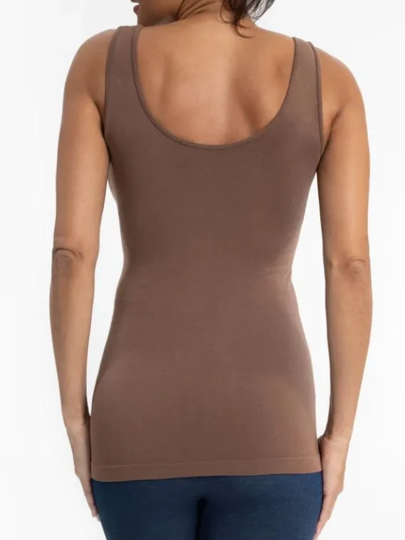 Elietian Reversible V-Neck to Scoop Neck Tank