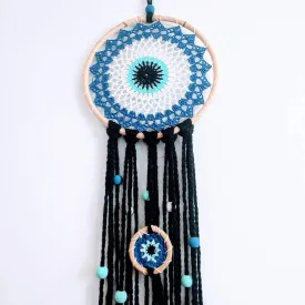 Evil eye Dreamcatcher wall decor black