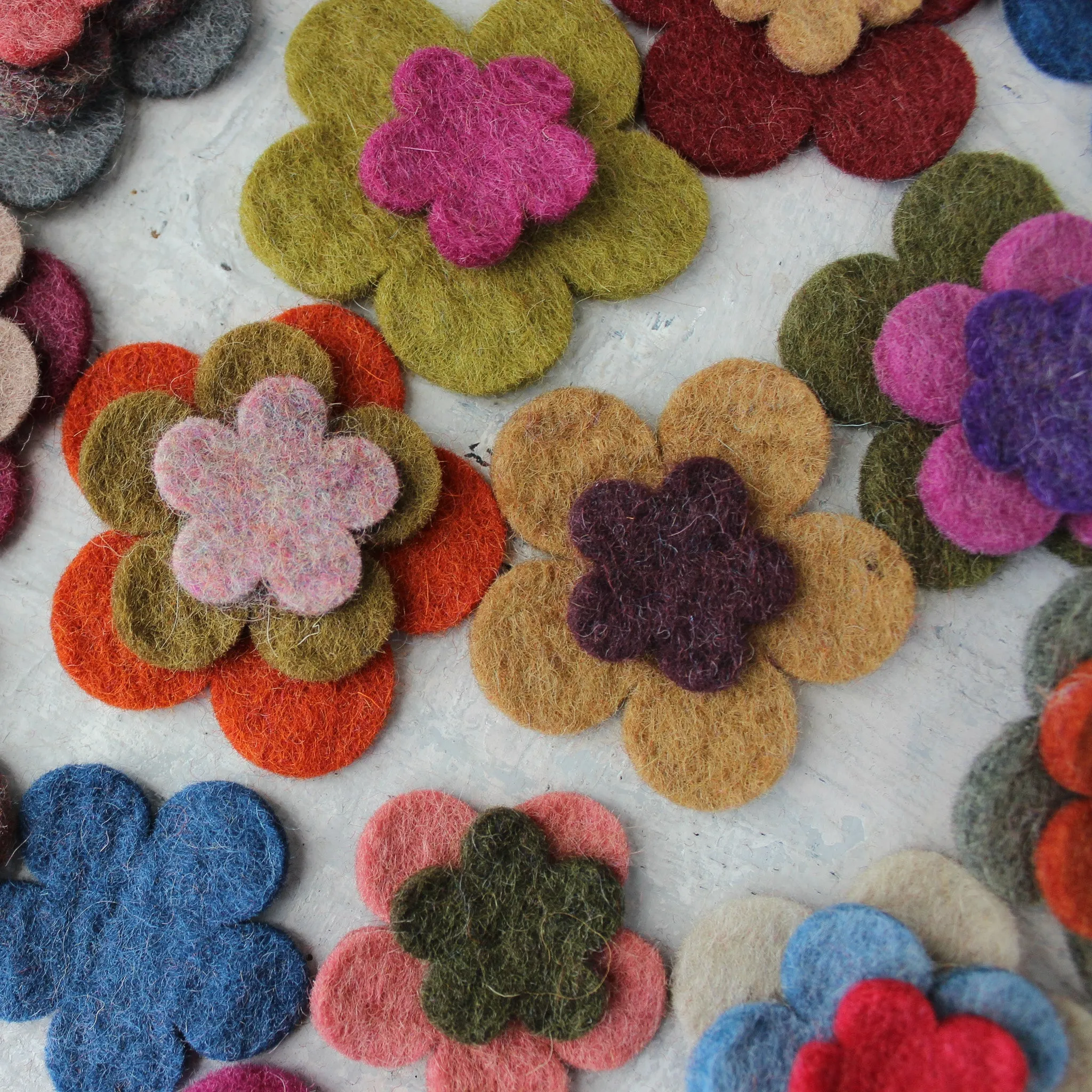 Felt Flowers