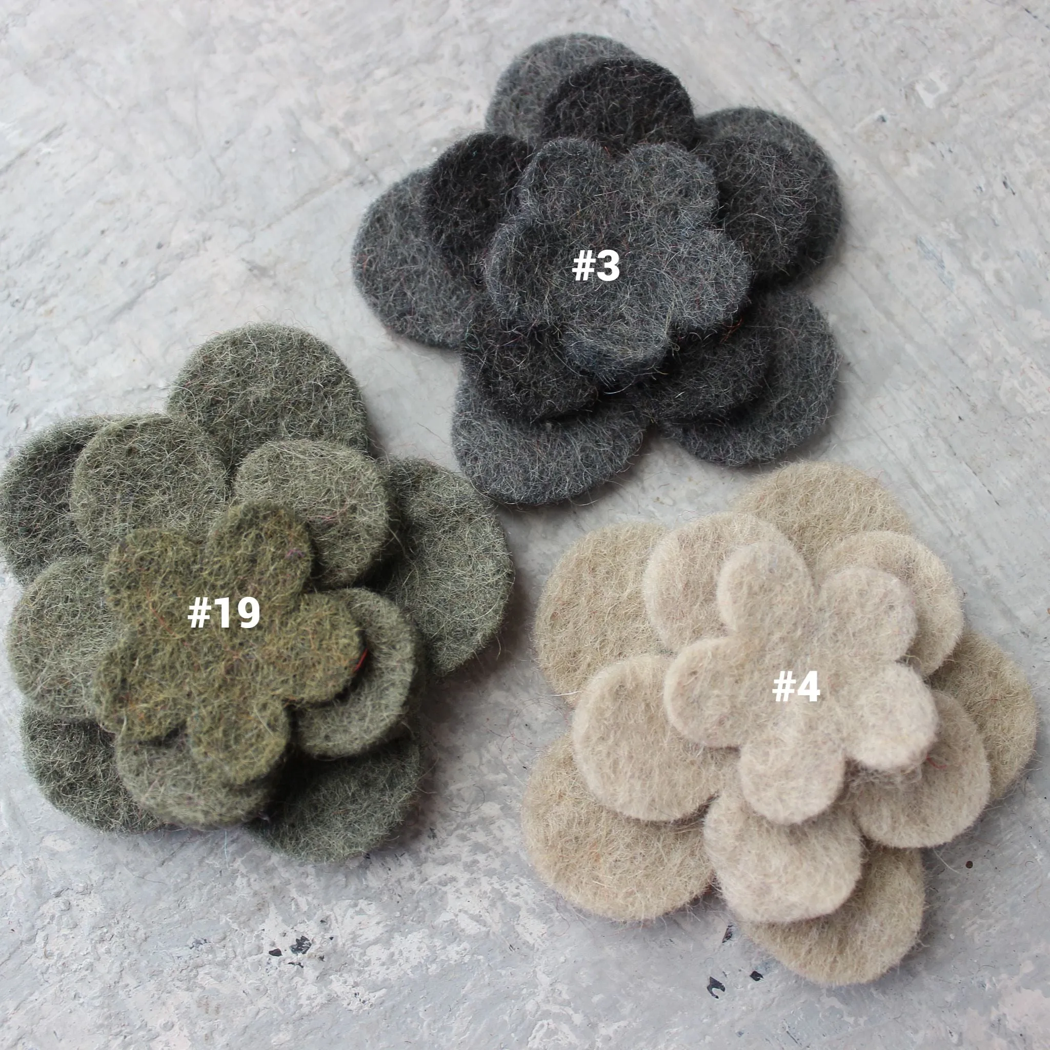 Felt Flowers