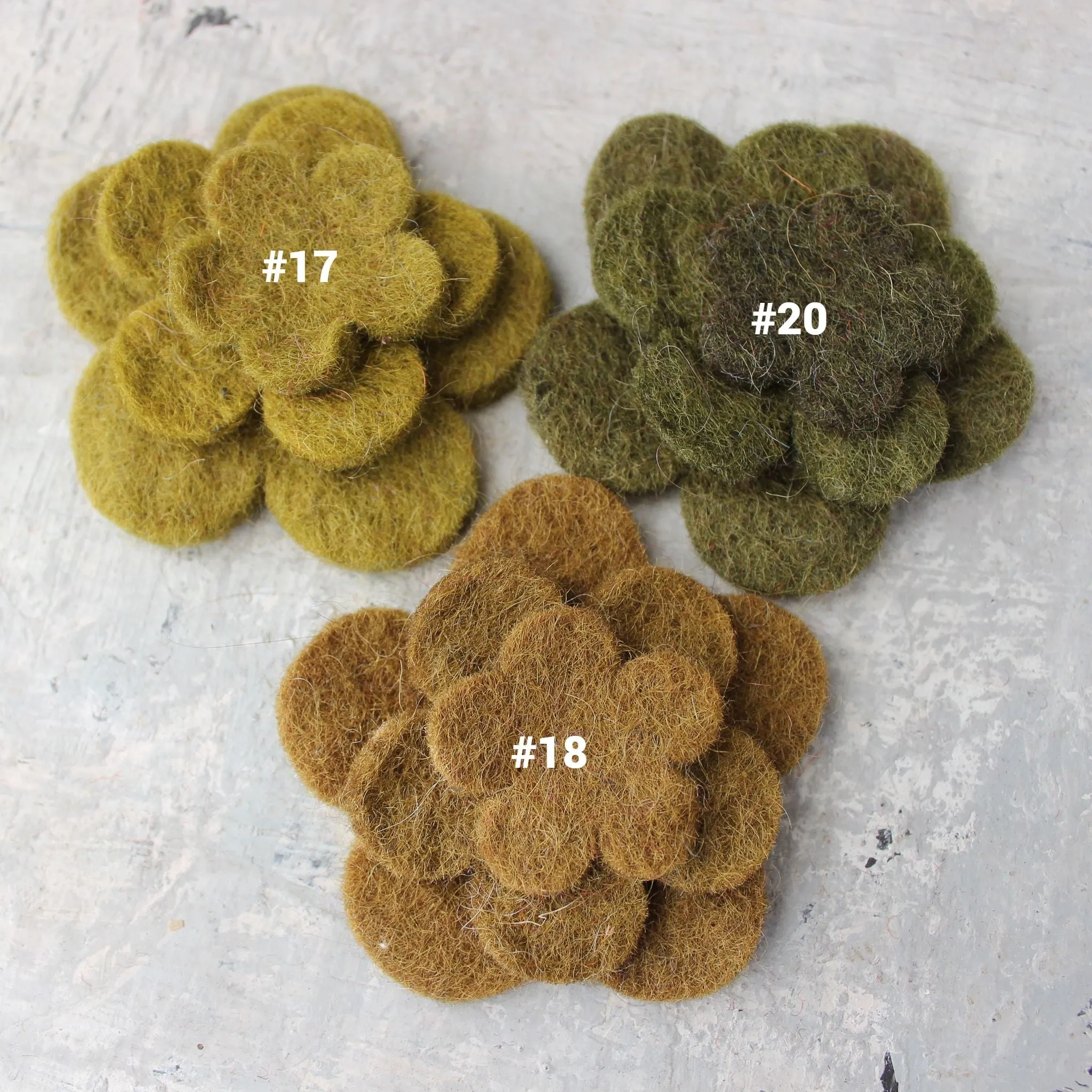 Felt Flowers