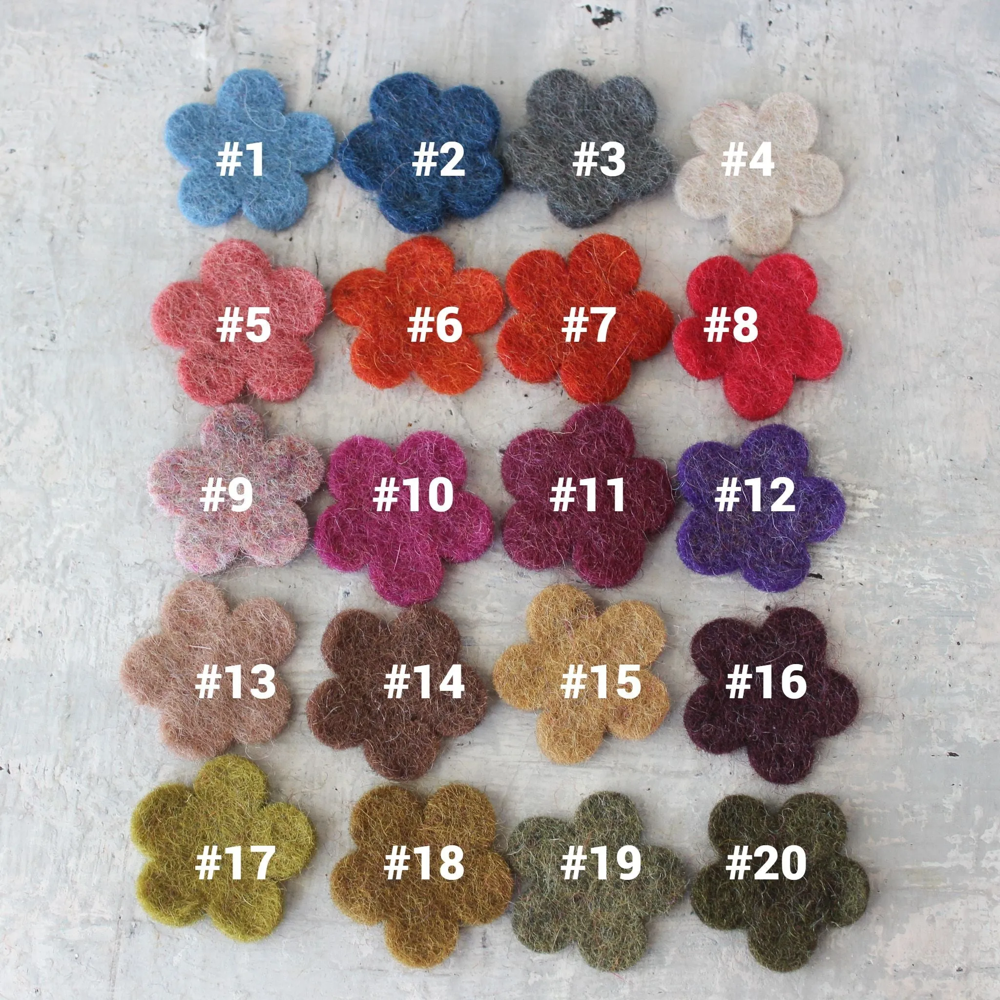 Felt Flowers