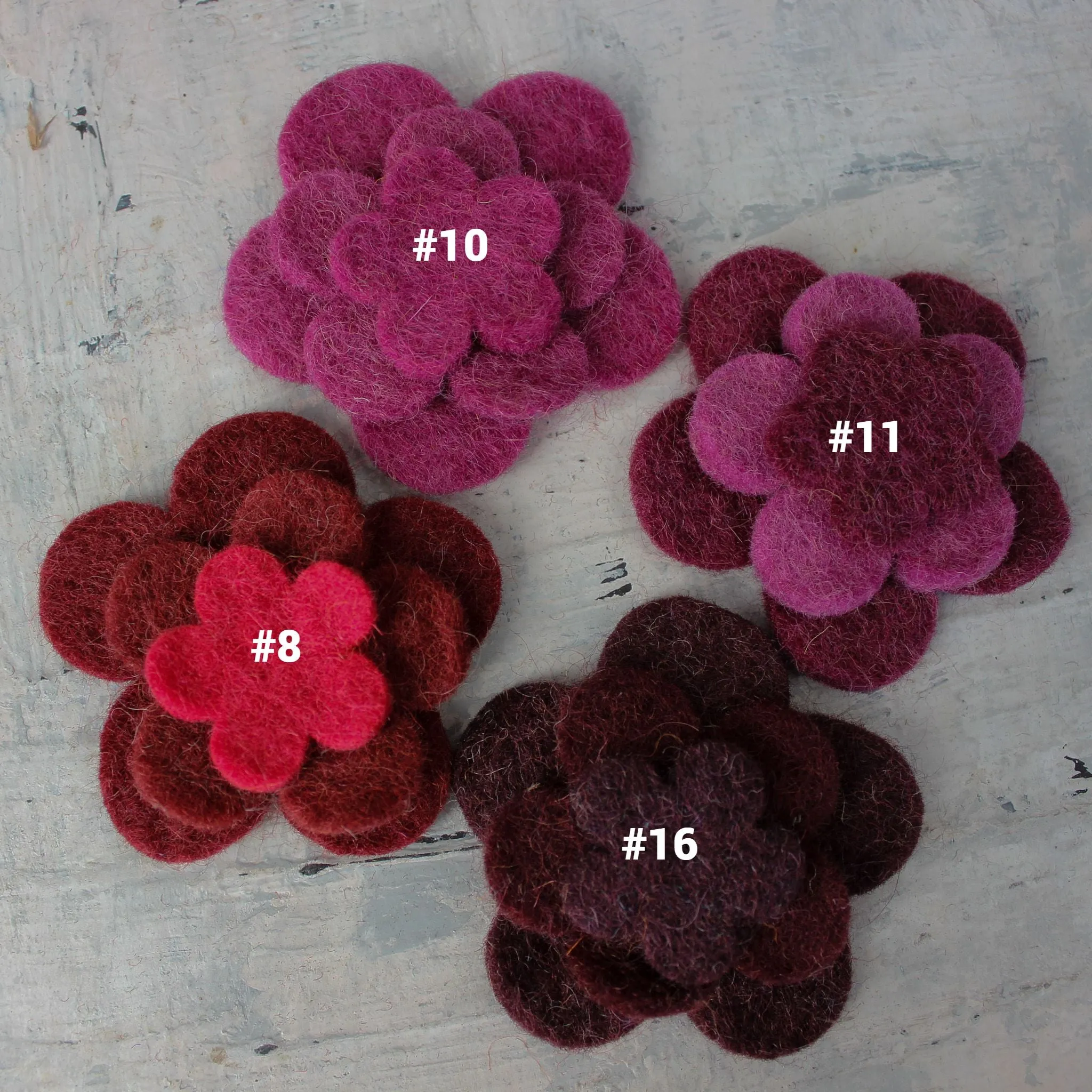 Felt Flowers