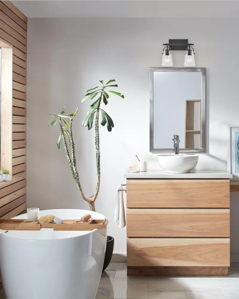 Foster 2 Light Vanity - Black