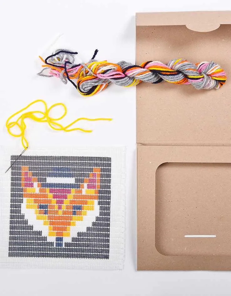 Fox Needlepoint Kit, Sozo DIY