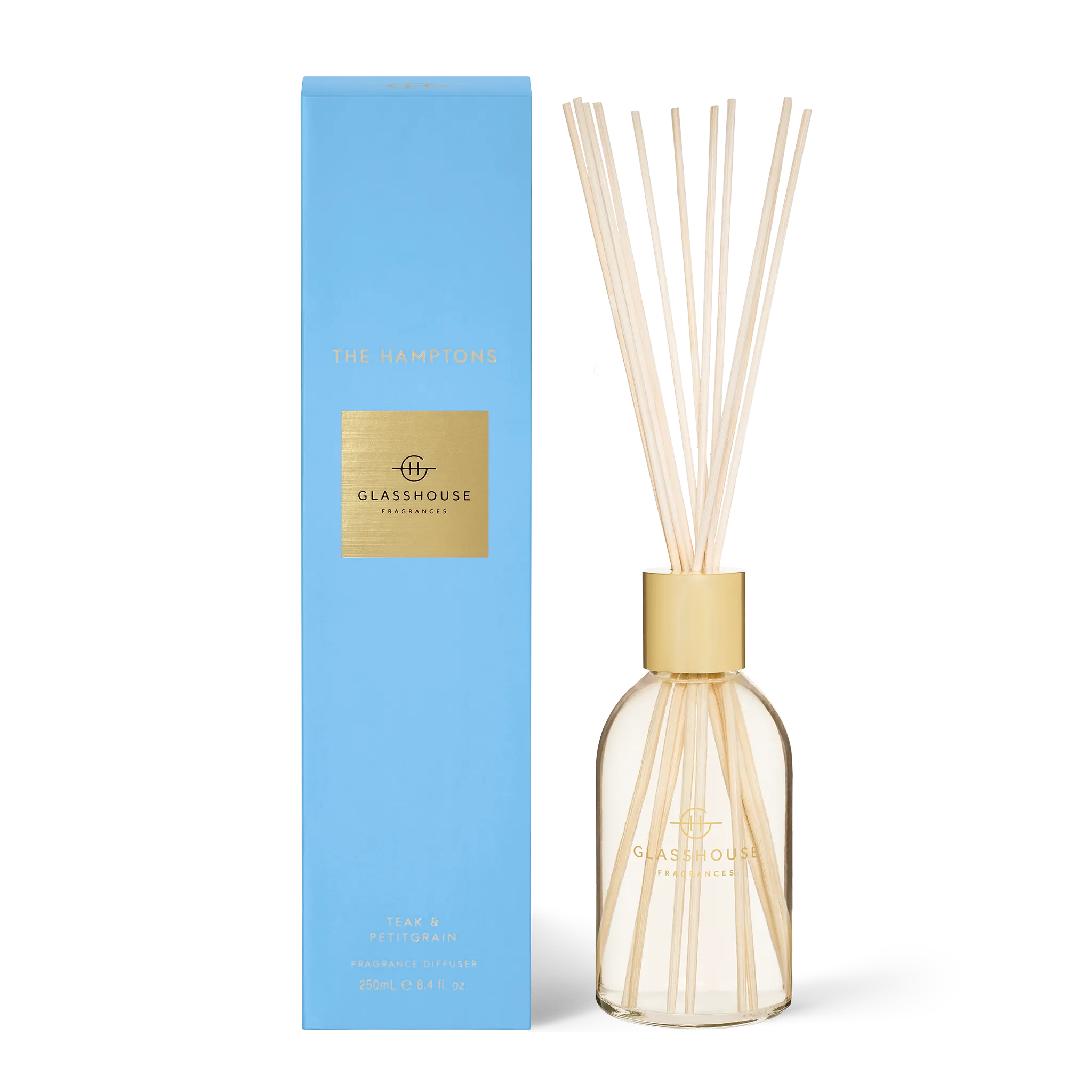 GLASSHOUSE 250ml Diffuser THE HAMPTONS