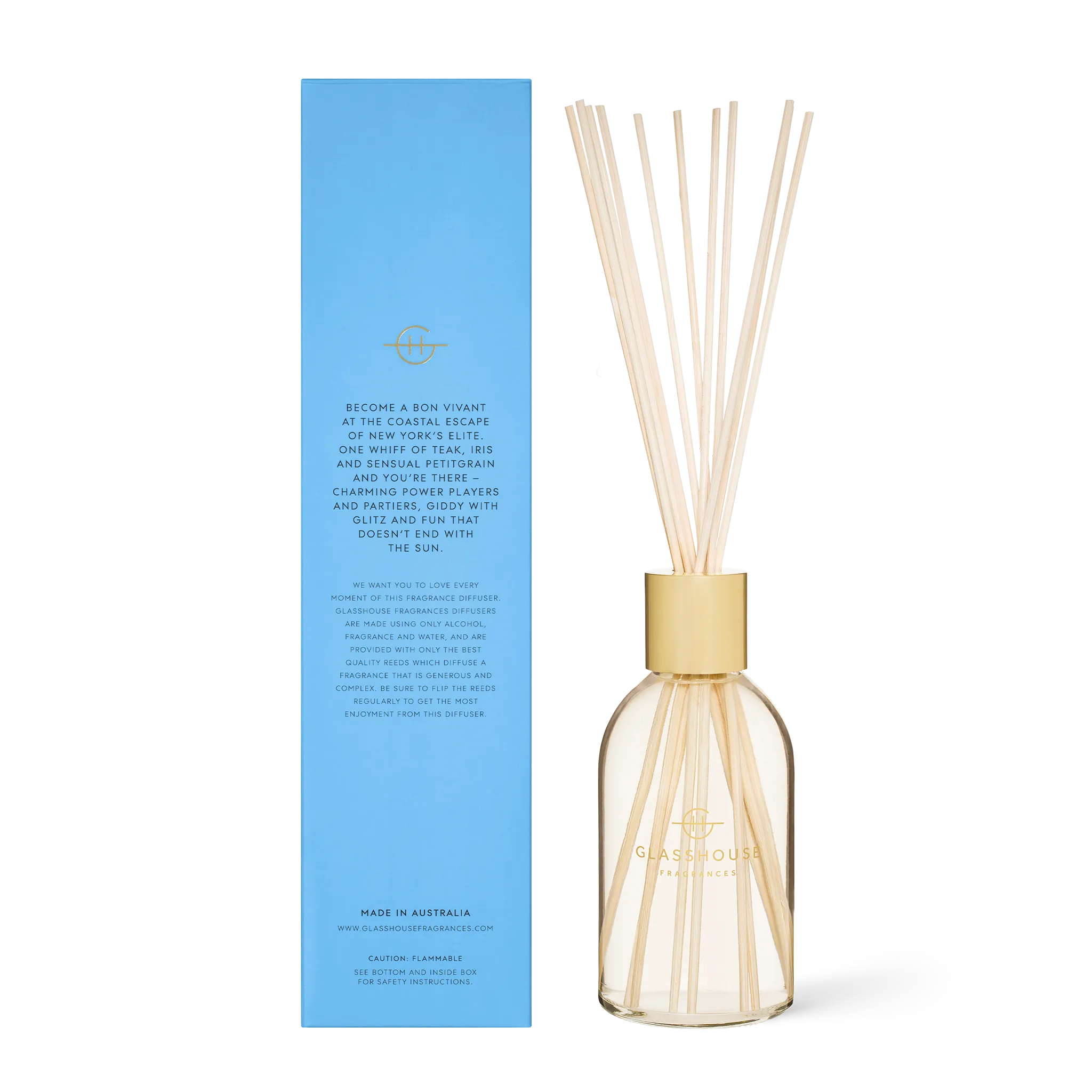 GLASSHOUSE 250ml Diffuser THE HAMPTONS
