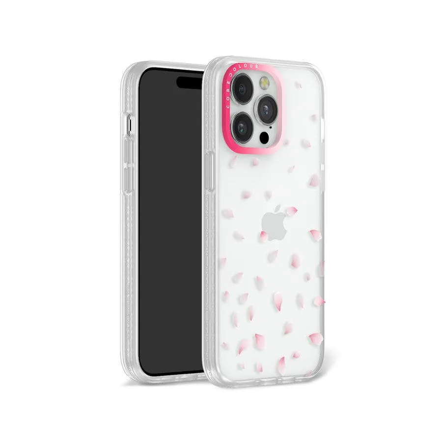 iPhone 12 Pro Cherry Blossom Petals Phone Case MagSafe Compatible