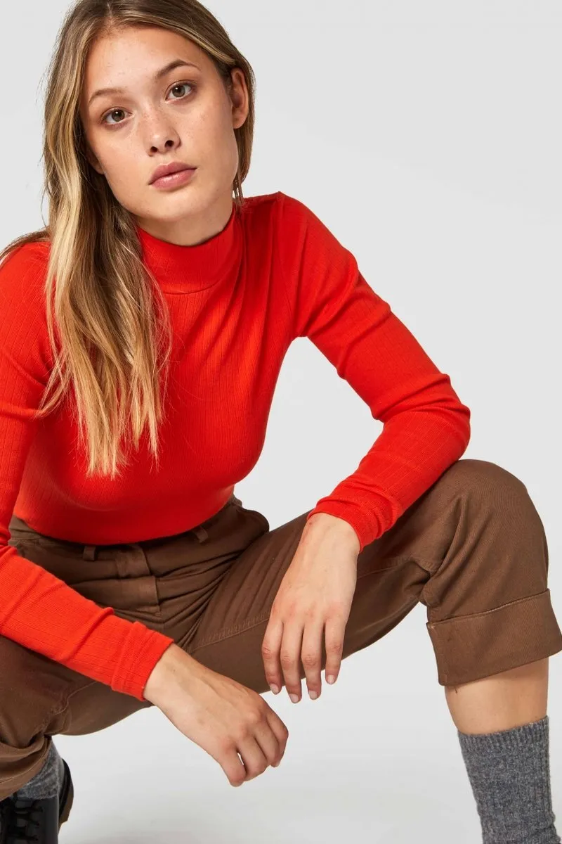 jacobina top rib burnt orange