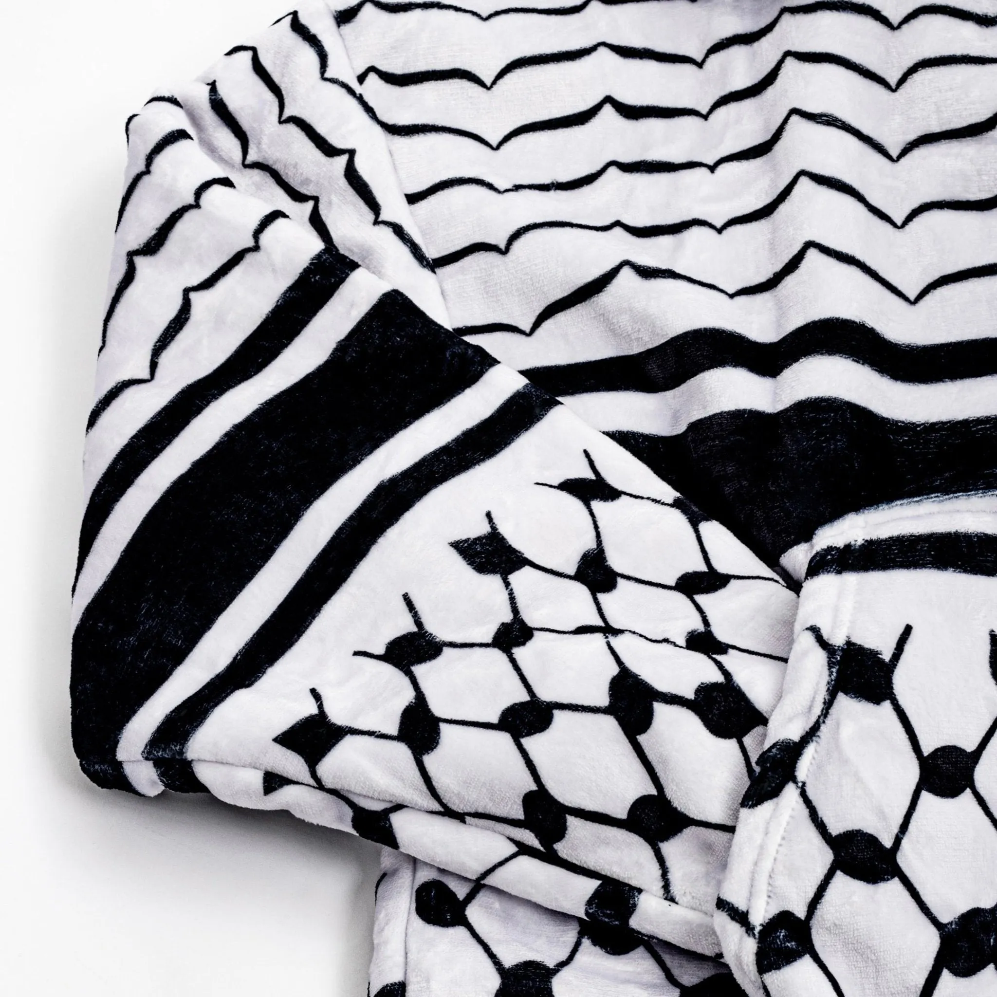 Kufiya Blanket Hoodie